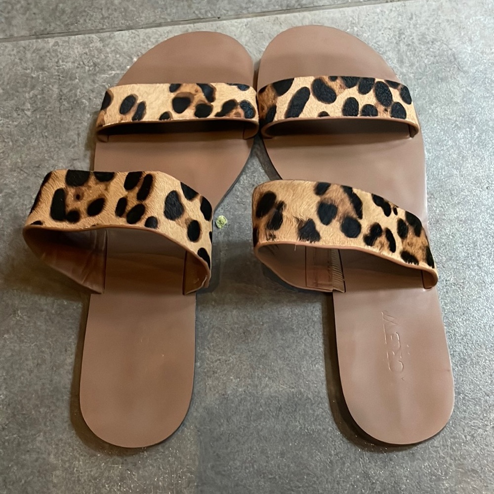 J Crew Cheetah Sandals
